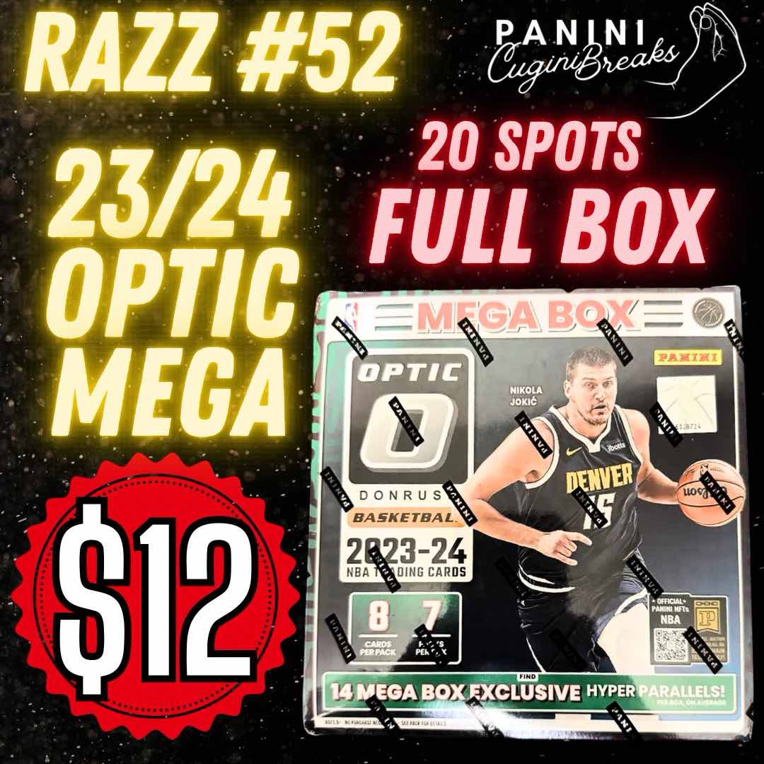 RAZZ #52 - 23/24 OPTIC MEGA SEALED BOX!! OPENED LIVE ON STREAM!!