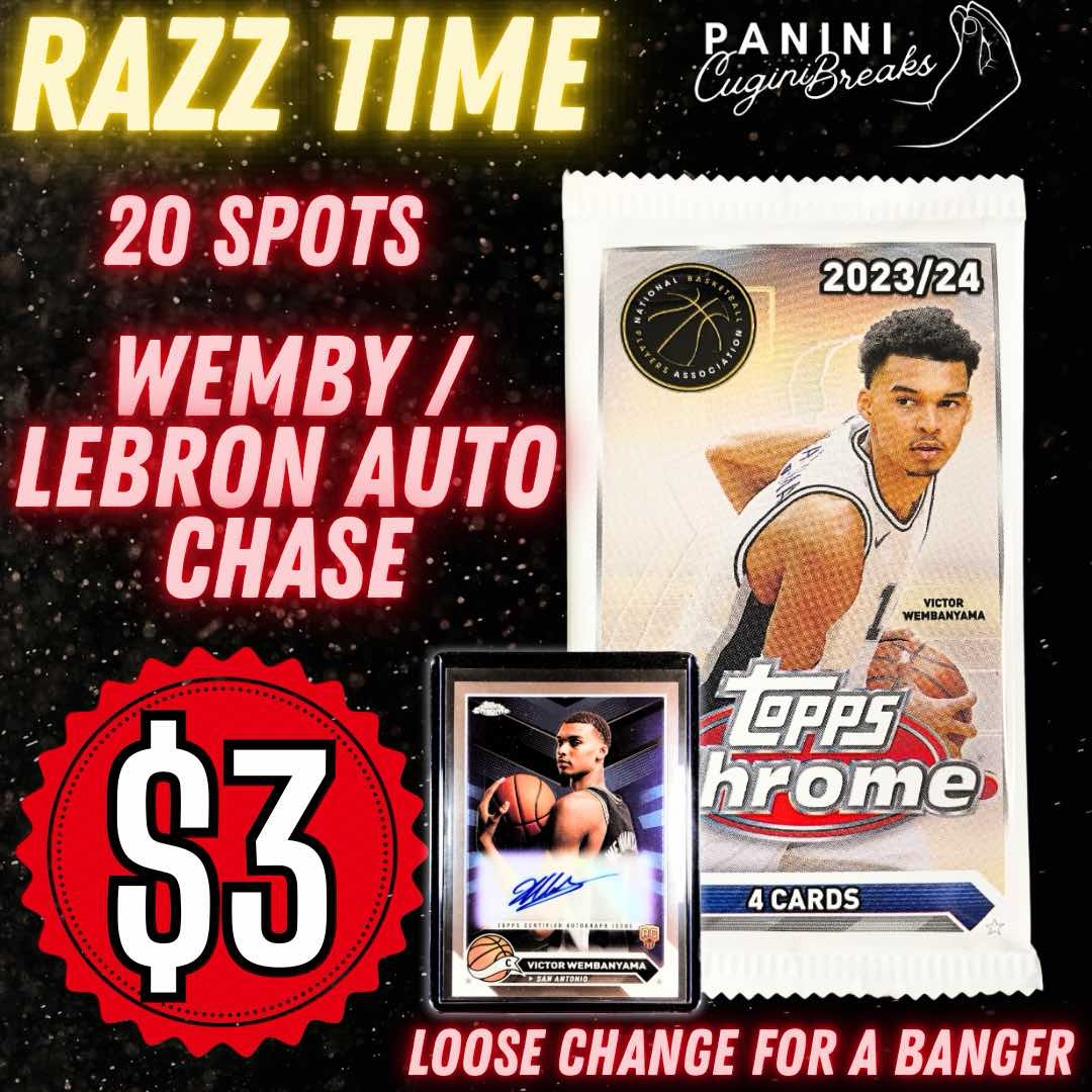 RAZZ #60 - WEMBY / LEBRON AUTO CHASE!!