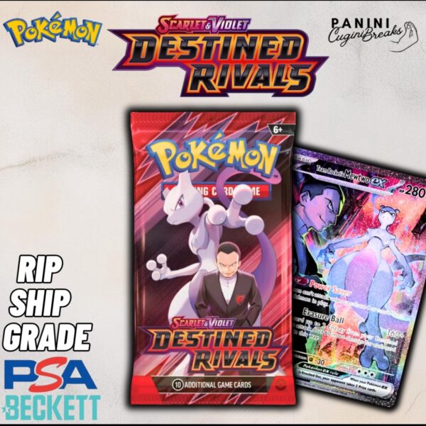 Pokemon - TCG -Destined Rivals Booster Packs - Opened LIVE