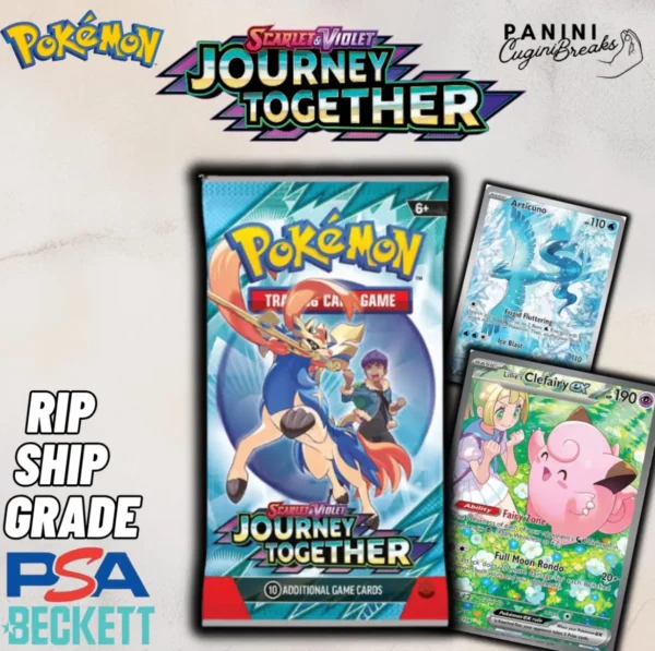 Pokemon - TCG: Scarlet & Violet— Journey Together Booster Packs - Opened LIVE