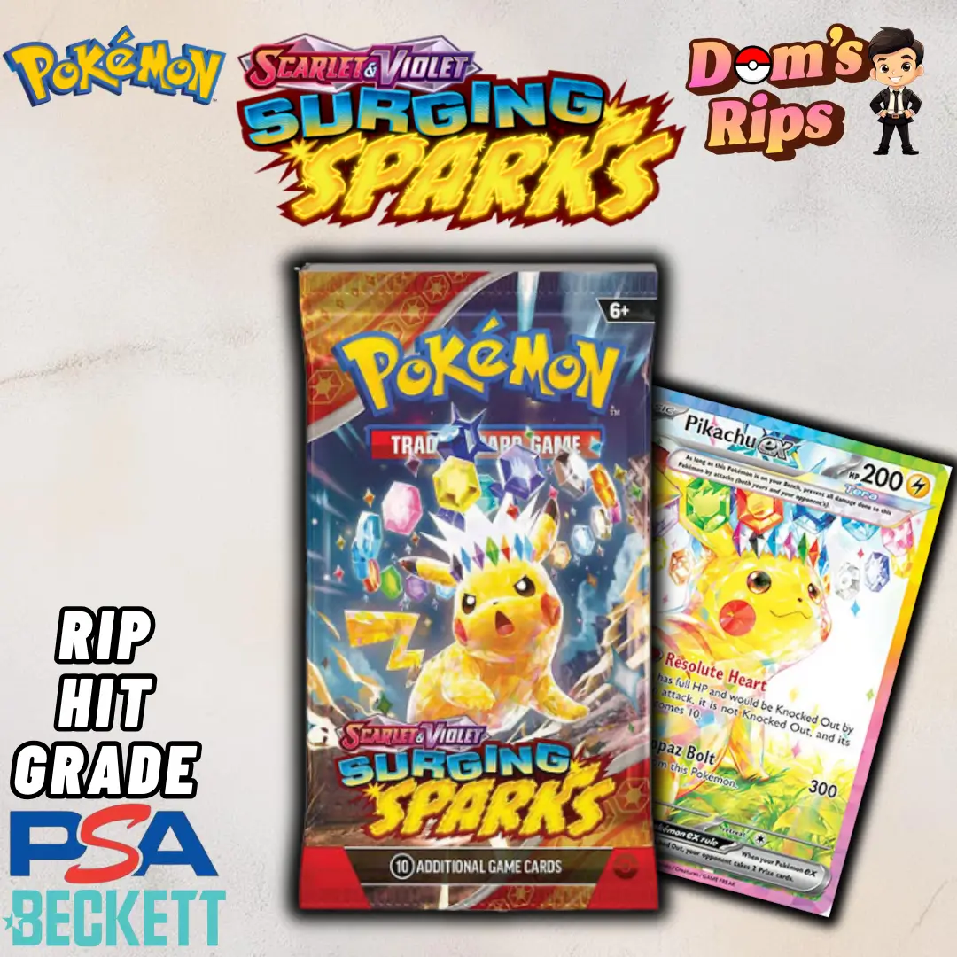 S&V - Surging Sparks Booster Pack - Opened LIVE