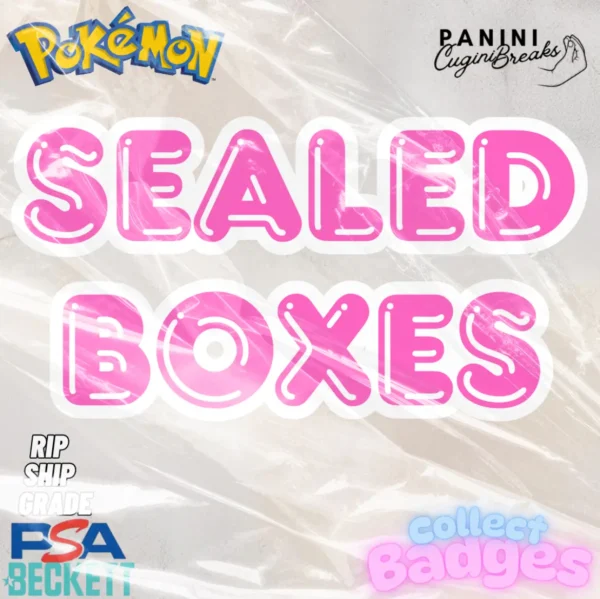 Pokémon - TCG - Sealed Boxes (Factory Sealed) - LIVE RIP