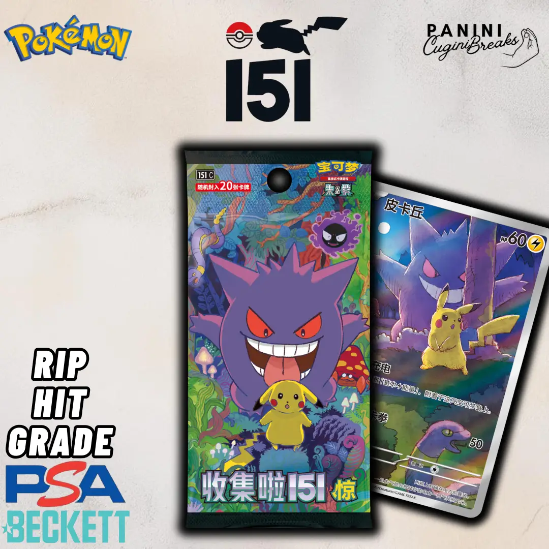 Pokemon - Chinese Collect 151 - Booster Pack - Opened LIVE