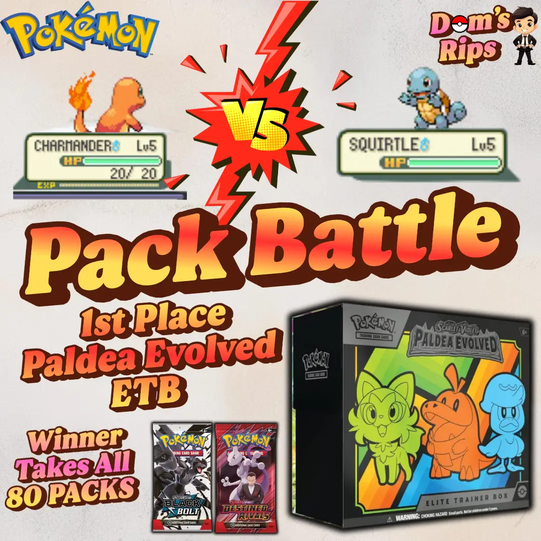 POKEMON - 🪖 PACK BATTLE ⚔️ (40 Spots)