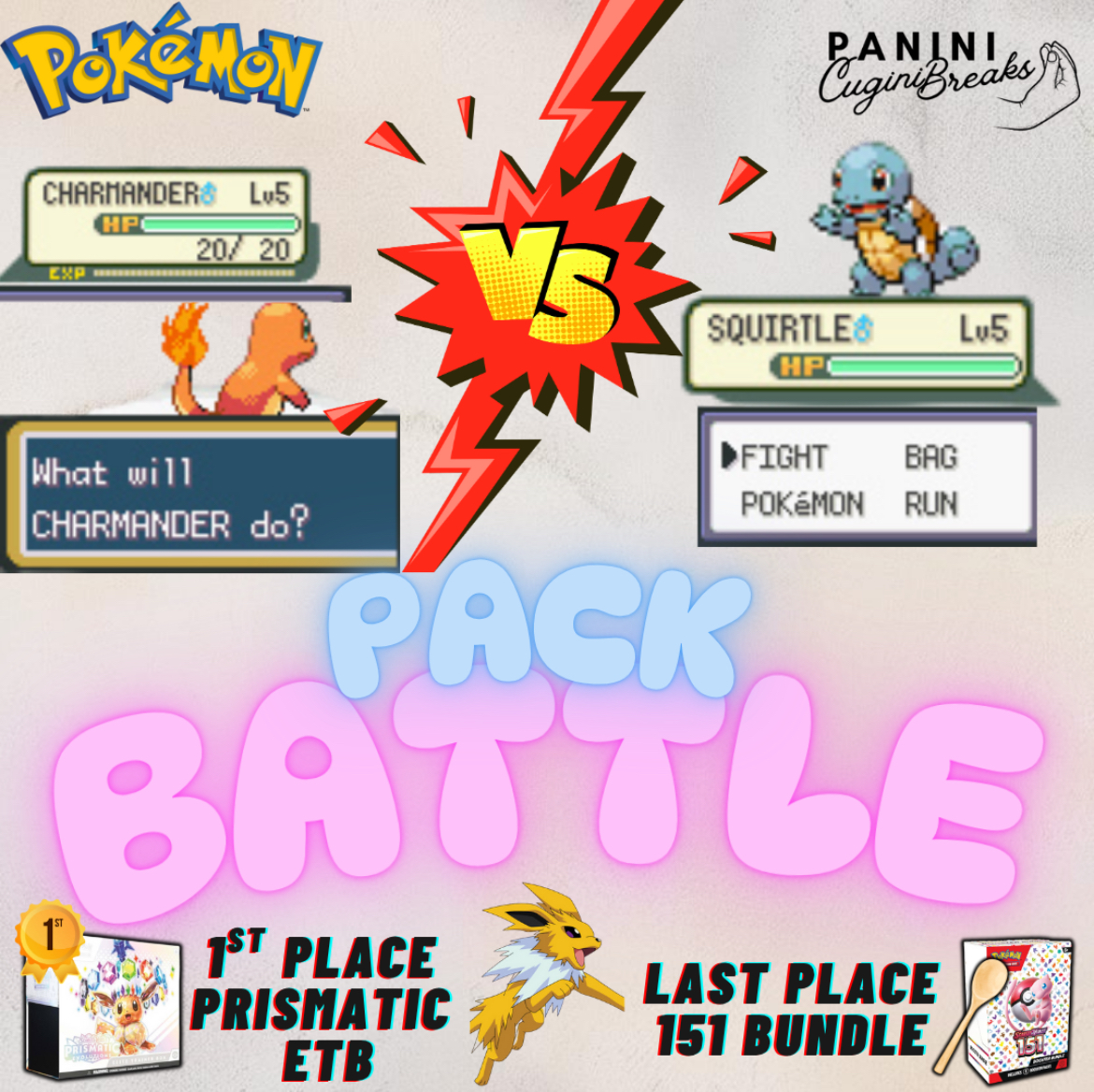 POKEMON - 🪖 PACK BATTLE ⚔️ (28 Spots)